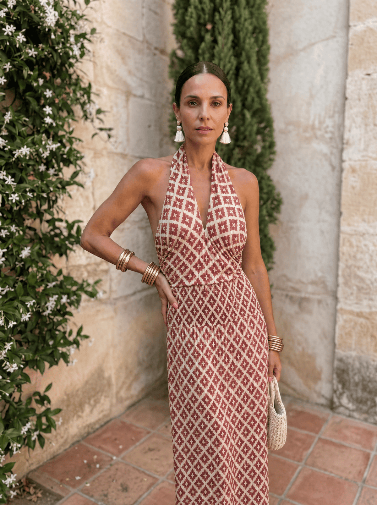 Ximena | Elegant Dress with Off-Shoulder Design