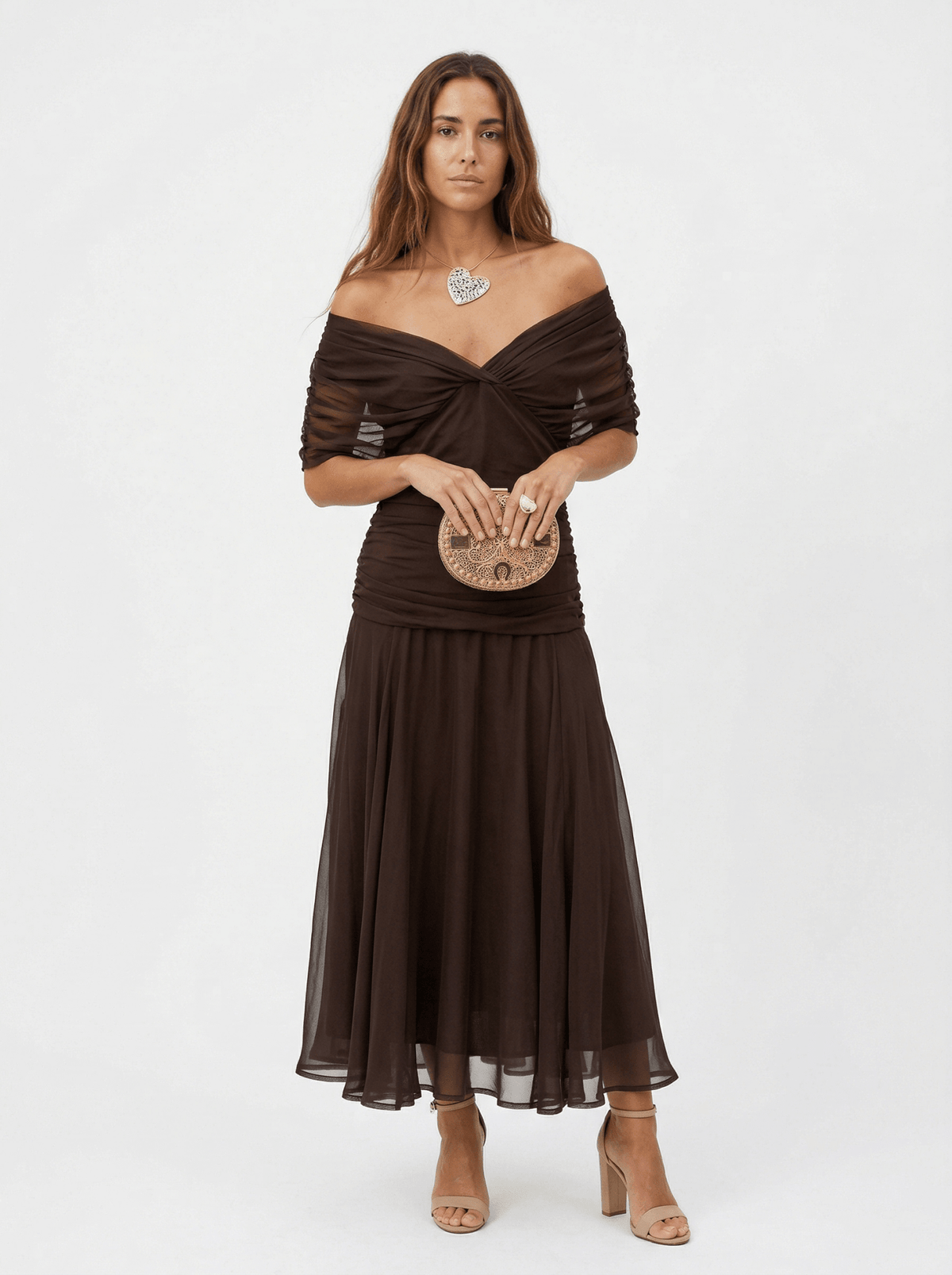 Paula | Long Dress with V-Neck