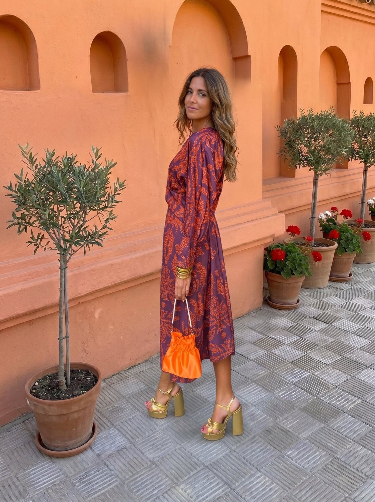 Laura | Midi Dress with Print