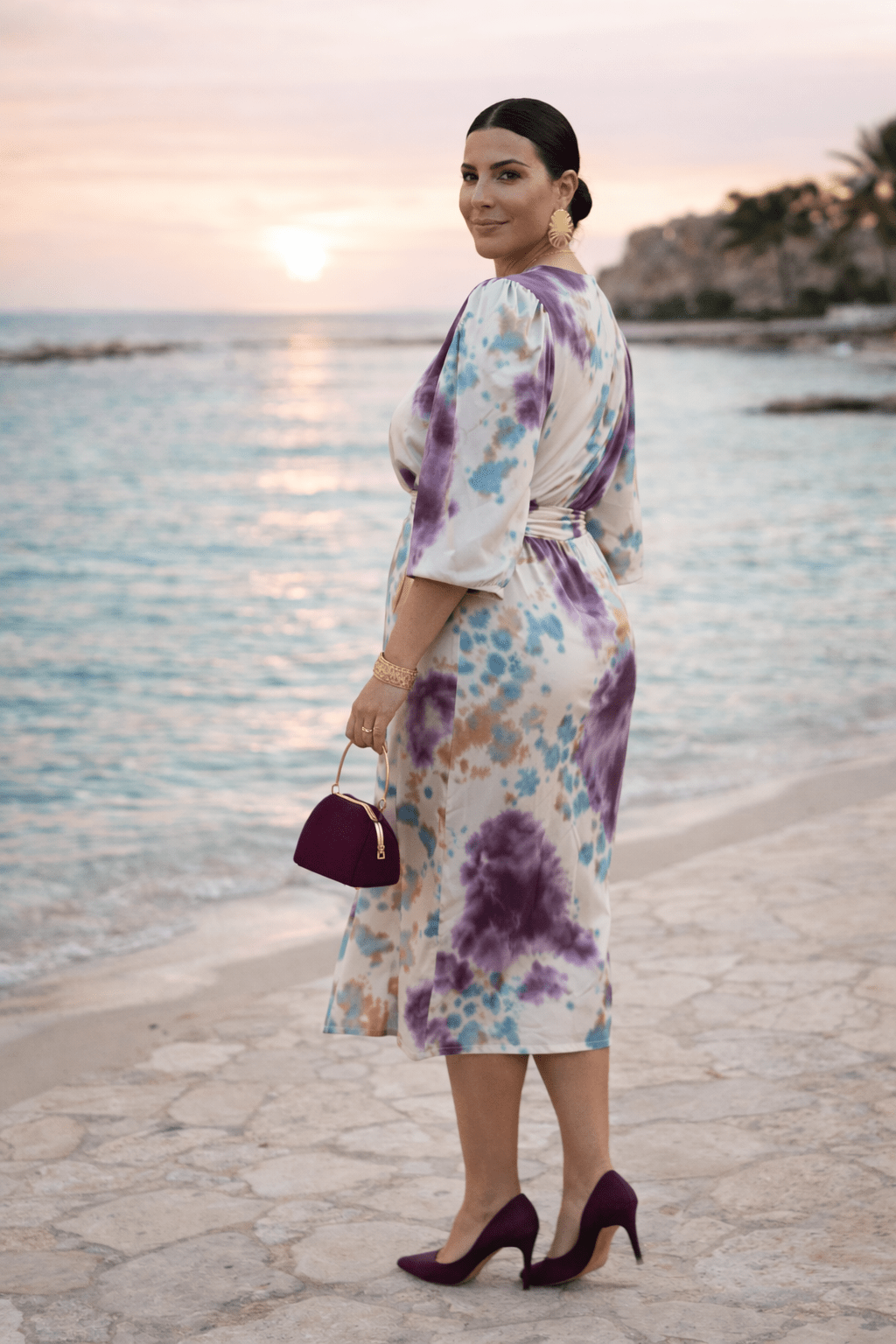 Olivia | Valeria-Style V-Neck Dress